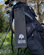 The GrooveMaster Golf Towel-Grey